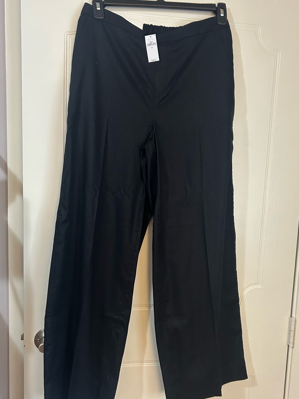 Banana Republic Black Wide-Leg Trousers - Hayden